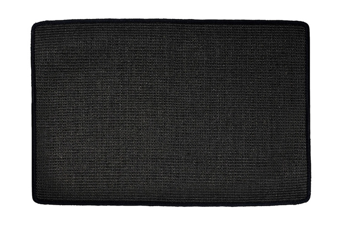 Dørmatte sisal svart 40 x 60 cm 